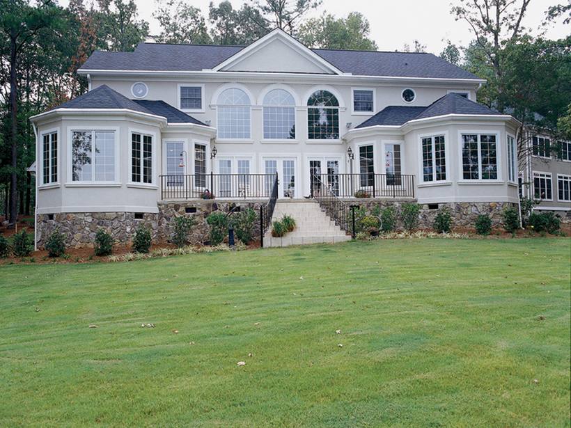 Custom two-story home with Don Young windows